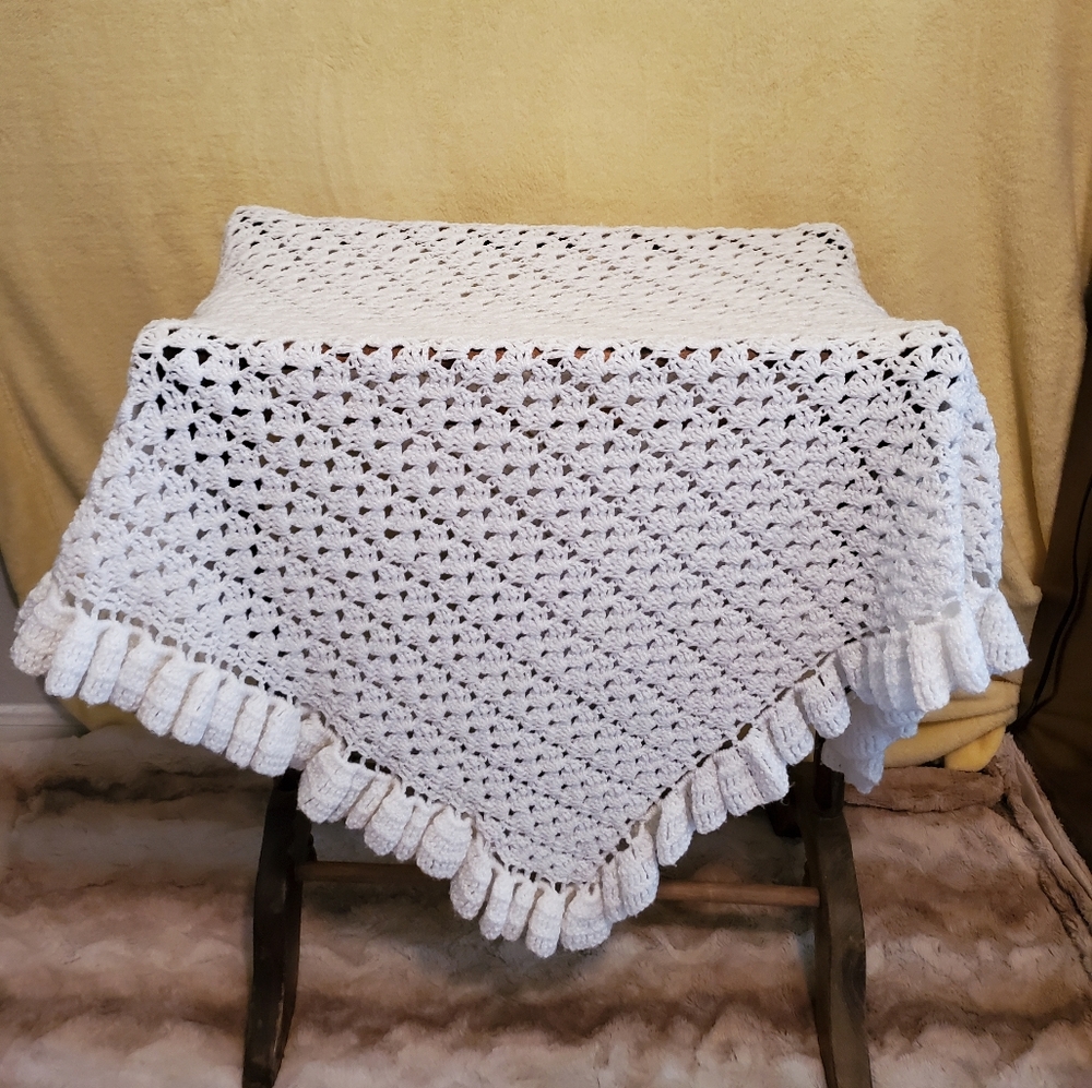 White Baby Blanket